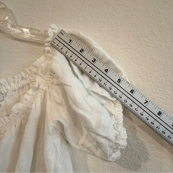 Jacquie The Label White Button-Front Mini Dress – 👗 Size Small, Boho Style - Picture 14 of 16